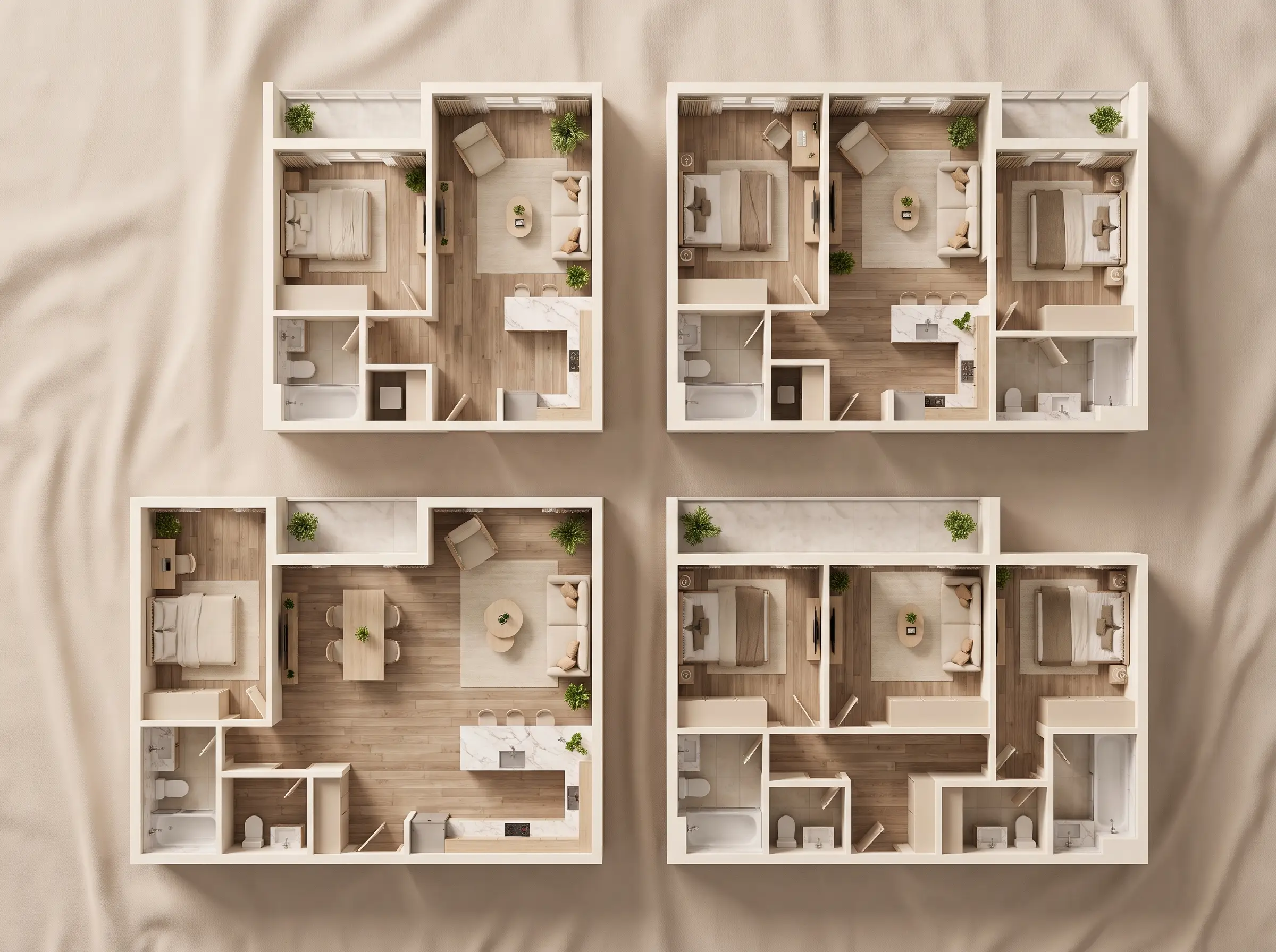 Building unit mix · plan set