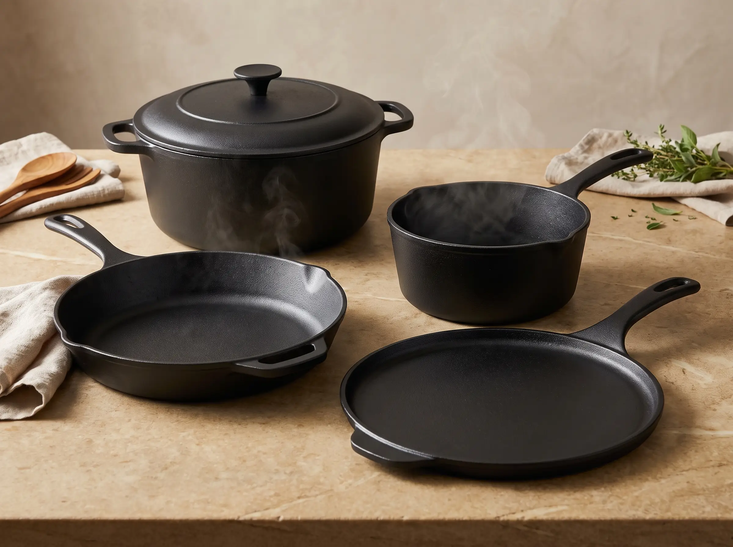 Cookware set · finish variants