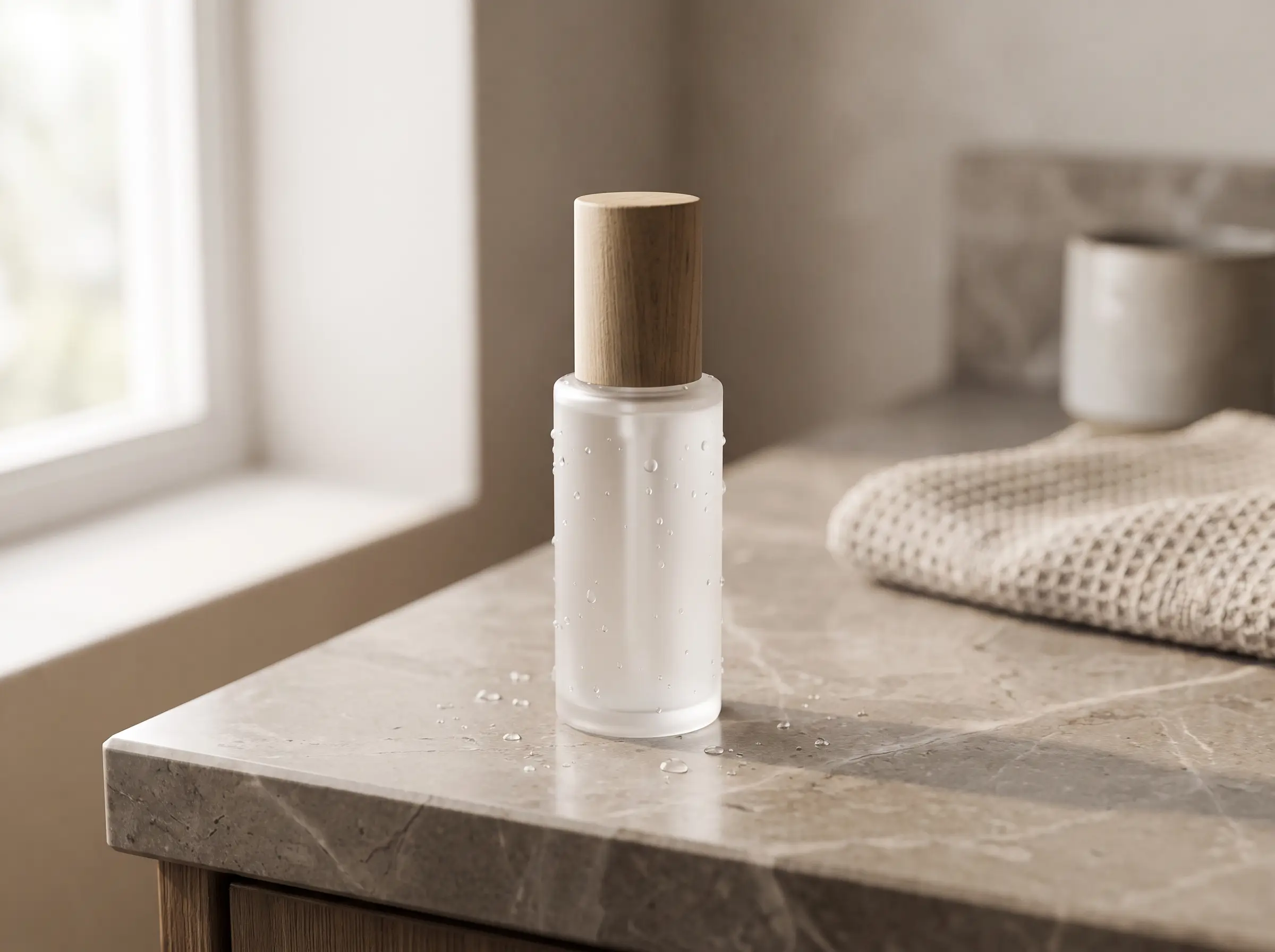 Skincare bottle · lifestyle vanity