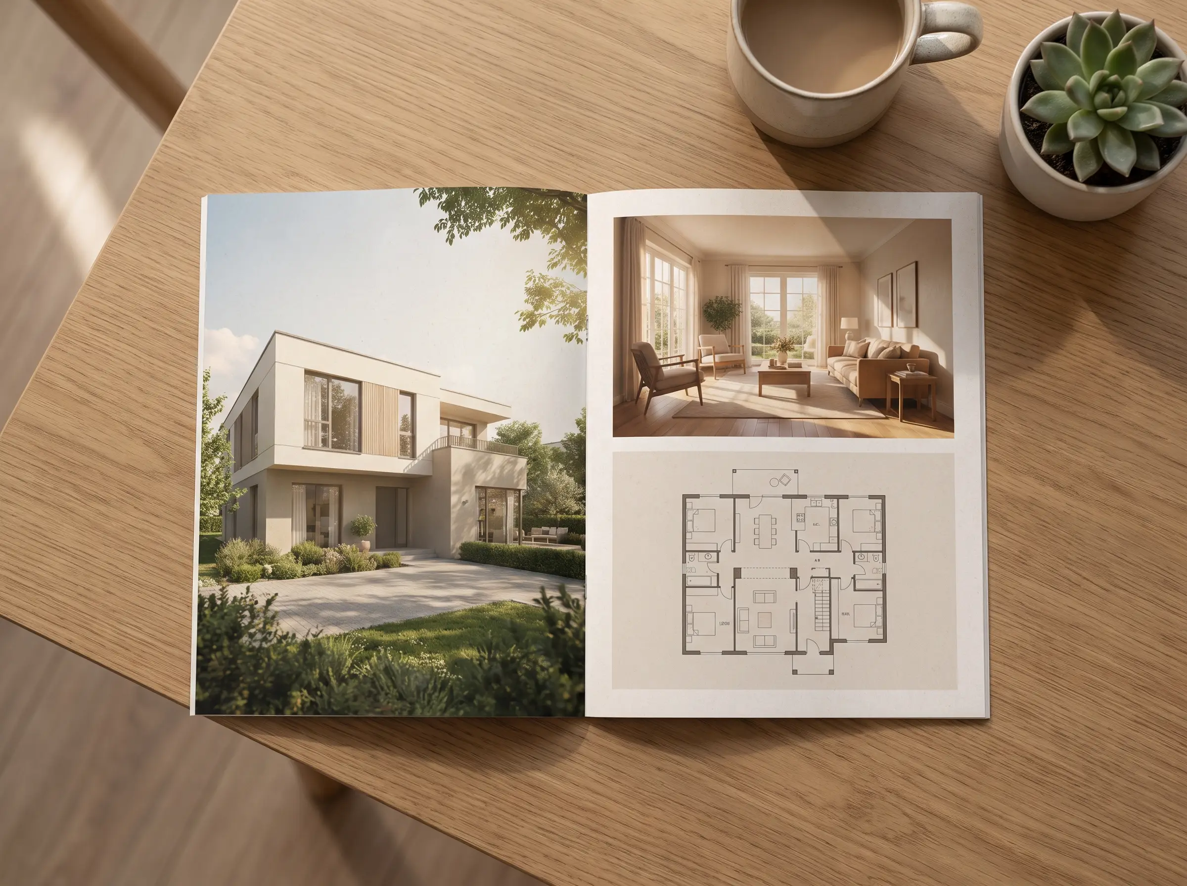 Marketing pack layout · brochure